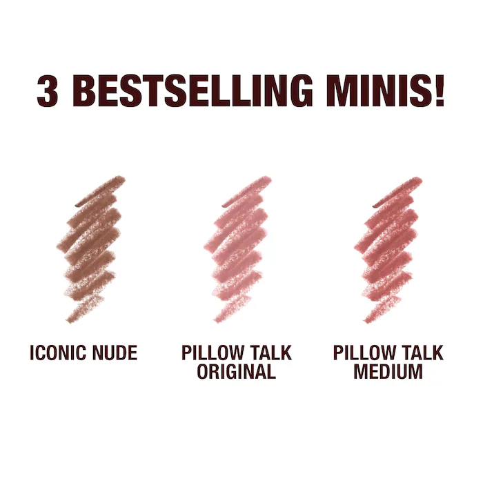 Charlotte Tilbury Mini Iconic Lip Cheat Lip Liner Trio - Image 3