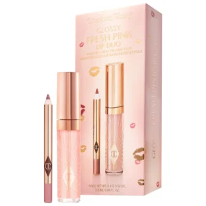 Charlotte Tilbury  Mini Glossy Pink Lip Gloss + Lip Liner Set